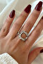 Ivy Flower Adjustable Women's Ring