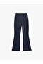 Slim Fit Striped Spanish Flare Pants - 6