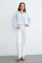 Striped Jacquard Cropped Shirt - 2