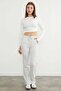 3 Threaded Side Stripe Tie-Up Sweatpants - 4
