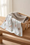 100% Cotton Double-Sided Muslin Pique Blanket – 100X85 cm