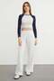 Palazzo Sweatpants with Side Stripes