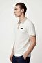 Men's Polo T-Shirt with Contrast Collar and Sleeve Detail - 2