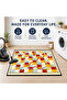 Snakes and Ladders Cushion Play Mat Rug – Soft Padded Carpet with Non-Slip Backing - 5