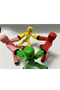 1Pcs Random Color Suction Cup Stickbot Toys Sticky Robbot Toys Funny Deformable Action Figure Sucker - 5