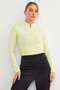 Mock Neck Zippered Diving Fabric Sports Jacket - 6