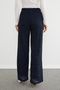 Elastic Waistband with Glitter and Stones Palazzo Pants - 7