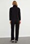 Basic Turtleneck Elastic Waist 2-Piece Set - 8