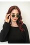 Unisex Round Sunglasses Green Frame Smoked Glass Uv Protection Orion C1 - 3