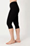 2-Pack Premium Advantage Package Cotton Women's Black Dress & Underskirt Lining - Below Knee Capri Leggings-1003 - 4