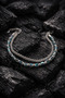 Men's Steel Bracelet - Double Row Round King Chain Crystal Bead Steel Bracelet - 3