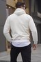 White Plush Hooded Sweatshirt - 4390 - 3