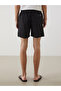 Trendlucky Short Length Basic Men's Swim Shorts with Difference in Length - 4