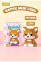 191 Pieces Dog Model Character Figure 3D Building Toys Micro Block Animal Collection Series
