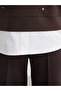 Two Mt Shop Quality Soulife Brown Oval Collar Stone Women's Sweatshirt - 4