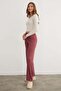 Soft Palazzo Trousers with Tie Waist - 4