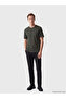 Nevavm Men's T-Shirt with Oval Collar Embroidery - 2