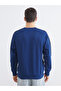 Trendlucky Men's Thick Sweatshirt with Oval Collar and Printed Design - 4