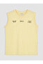 Original Oval Collar Printed Boys' Undershirt - 3