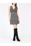 Rochie scurta, Negru/Alb