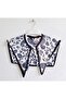Shoulder Collar Scarf Accessory with Paisley Pattern - 4