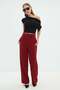 Beli Velcro Crepe Fabric Palazzo Trousers - 3