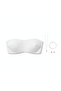 Women's Non-Padded Back Elastic Non-Wired Lined Thin Padded Evening Dress Strapless Bra Bb2469 - 4