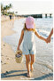 100% Cotton, Gabardine Hat for Girls (Ages 5-8) (Size 50-53 cm) - 5
