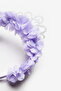 Floral Girl's Crown with Lilac Princess Figure - 2