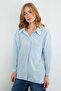 Basic Single Pocket Oversize Shirt - 6