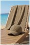 Adjustable Metal Buckle Vintage Cotton Washed Gabardine Sport Plain 6-Panel Baseball Cap (58-59 cm) - 3