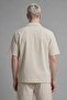 100% Cotton Boxy Fit Apaş Collar Short Sleeve Ecru Shirt H7657Ax26Hs - 4
