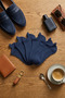 6 Pack Navy Blue Men's Bamboo Seamless Flexible Summer Booties Socks - Premium - 4