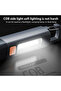 Lithium ion ZOOM 0307 Grey Strong Lighting ABS Flashlamp USB Charging Portable Outdoor EDC Torch Cam - 3