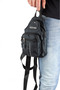 Small Size Multi-Eye Daily Cross Chest Hand and Shoulder Bag Unisex Body Bag Black Gray 955 - 7