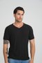 V-Neck T-Shirt with Floral Pattern, Regular Fit (E24-74602) - 5