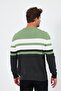 Circular Necklace Striped Regular Fit Sweater (E24-Eze-21) - 6