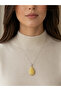 Citrine Natural Stone Pendant Stainless Steel Necklace – Unisex Design