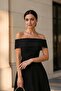 Strapless Long Evening Dress Flared Skirt Zipper Wedding Engagement Graduation Dress - 7