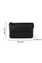 Men's Black Genuine Leather Multi-Compartment Portfolio Bag - 3