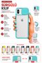 Apple iPhone X Case Camera Sliding Matte Back Surface Color Frame Lens Cover - 8