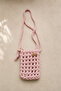 Hand Knitted Phone and Accessory Shoulder Bag