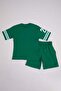New York Printed Striped Boys' 2-Piece Set - 2