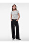 Slim Fit Short Sleeve Crew Neck Cotton Ribbed Basic T-Shirt