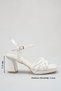 Platform Block Heel Lu Bridal Shoes – Stylish Evening Dress Wedding Shoes Buckled Above the Ankle Sandals I - 2