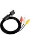 ١٠ قطع من كابلات AV إلى RCA المركبة ستيريو لجهاز بلاي ستيشن ٢/٣ - 2