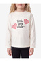Cotton Long Sleeve Crew Neck Printed T-Shirt - 2