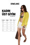 Floreta women's oversized fit linen blend long sleeve single pocket yellow shirt - 6