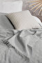 Fancy Bedspread and Sofa Cover (200*230 cm) Gray - 4