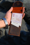 Edoardo Genuine Leather Men's Wallet with Magnetic Cash and Card Holder